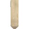 Ekena Millwork Merced Arts and Crafts Rough Sawn Bracket w/ Offset Brace, Douglas Fir, 8"W x 26"D x 30"H BKT0806X26X30MRC03RDF - alternate 4